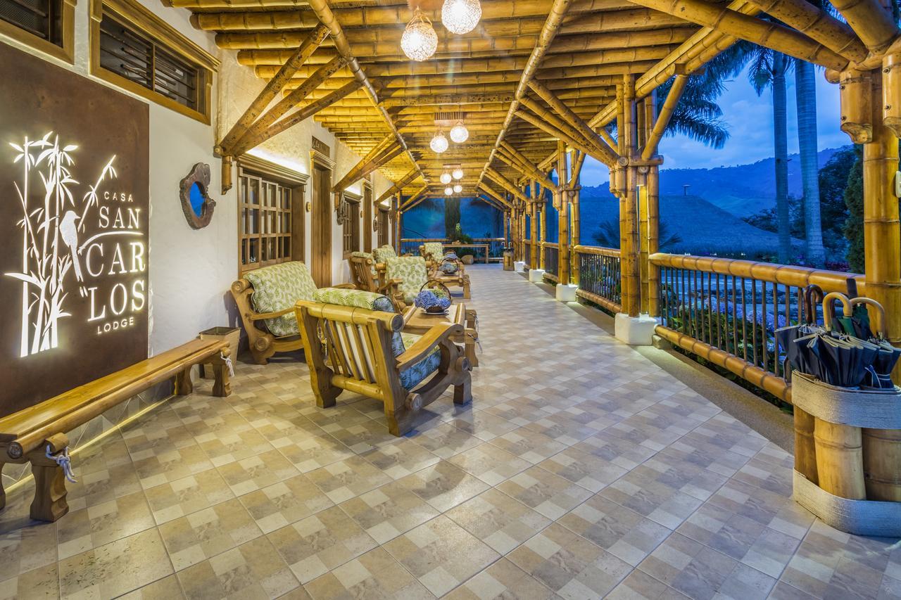 Hotel Casa San Carlos Lodge Pereira Combia Bagian luar foto